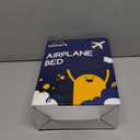 LUMARA Toddler Airplane Bed - Inflatable Airplane Bed for Toddlers, Plane Baby Mattress for Kids - Blow Up Air Mattress for Child Flight Sleep with Safety Belt, Innovative Valves, No Pump Needed (Blue)