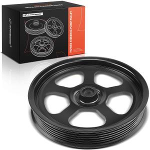 A-Premium Power Steering Pump Pulley Compatible with Honda Accord 2003-2012, Odyssey 2005-2010, Pilot 2005-2011, Ridgeline 2006-2011 & Acura MDX 2007-2013, TL 2004-2008, ZDX 2010-2013, 3.2L 3.5L 3.7L