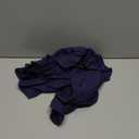 SweatyRocks Women's Ruched Mock Neck T Shirt Short Sleeve Fitted Summer Basic Tops (X-Large, Dark Blue)