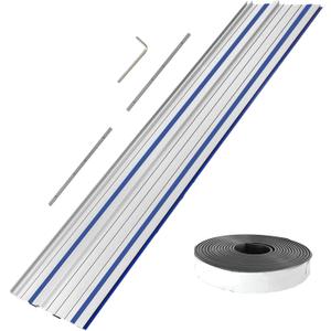 ACS430 55" Track Saw Guide Rail for ACS Track Saw, include 5m Splinter Guard and Connectors, 55" Guide Rail for ACS Tracks, Perfect for Woodworking Longer Cuts, 55"Guide Rail with Connector