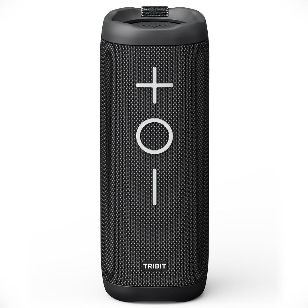 Tribit StormBox 2 Bluetooth Speaker with 34W 360 Surround Sound, XBass Tech, 24H Playtime, IPX7 Waterproof, Bluetooth 5.3, TWS Pairing Portable Wireless Speaker for Outdoor
