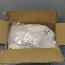 MUXHOMO 7 Pieces California King Comforter Set, Soft Bed in a Bag Cal King Size, All Season Bedding Set with Comforter, Flat Sheet, Fitted Sheet, Pillowcases & Shams, Ivory