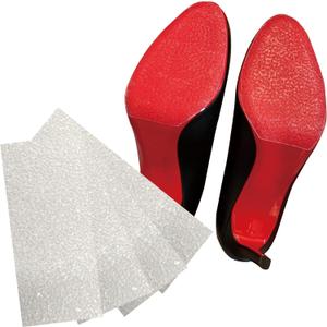 Shoe Sole Protector, 4 Pack 13x5.1 Self-Adhesive Anti-Slip Grips & Durable Sole Guard Protectors - Clear Protective Stickers for High Heels, Sneakers, Boots, Dress & Red Bottom Shoes