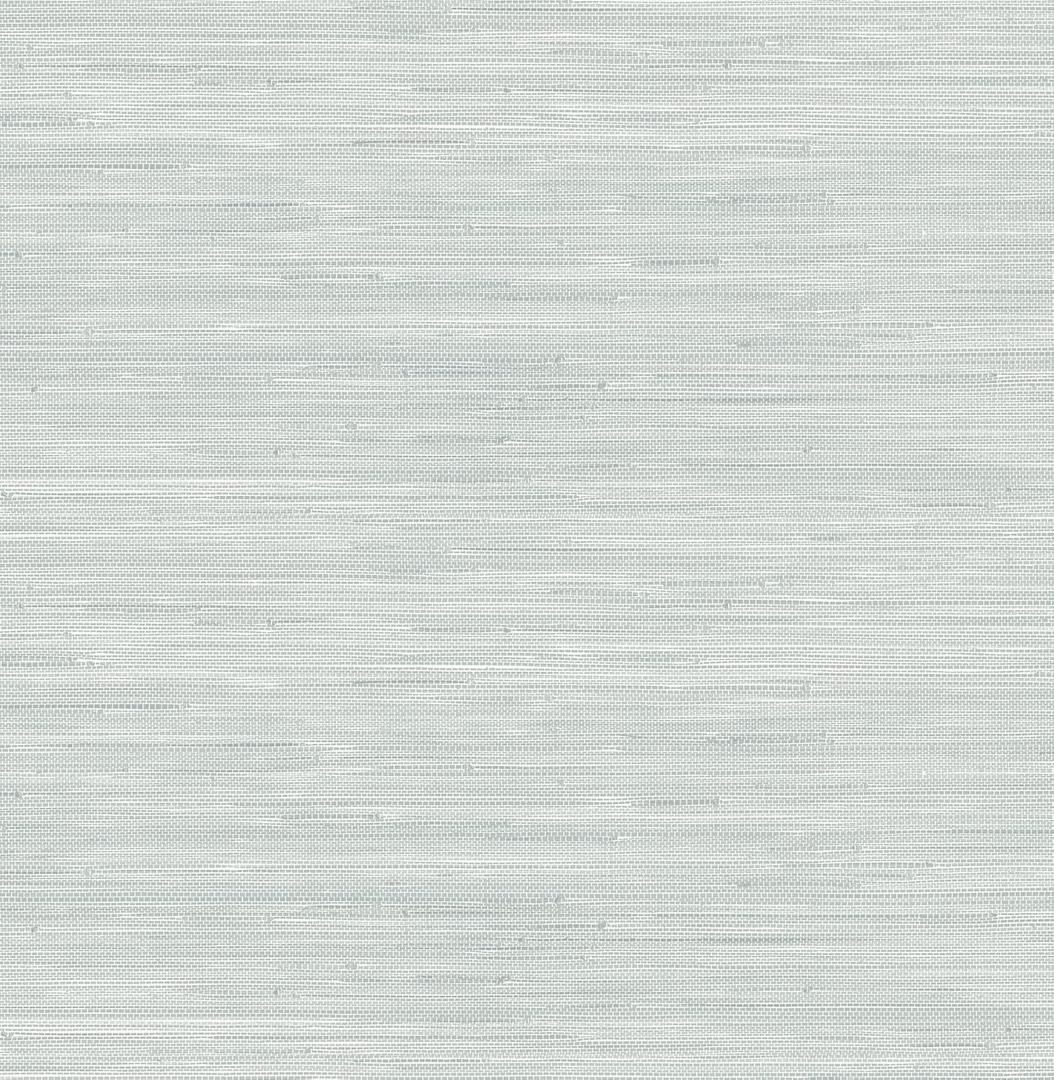NuWallpaper x Social Social Whisper Blue Classic Faux Grasscloth Peel & Stick Wallpaper, Blue