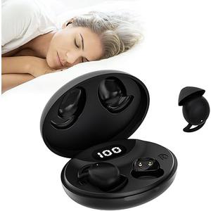 IFECCO Invisible Sleep Earbuds - Small Wireless Sleep Headphones for Side Sleepers,Comfortable Blocking Noise,IPX6 Waterproof Wireless Headphones for Sleeping (Black)