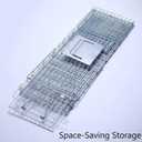 Faicuk Large Collapsible Humane Live Animal Cage Trap for Raccoon, Opossum, Stray Cat, Rabbit, Groundhog and Armadillo 32 x 11 x 13 Inch