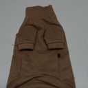 Idepet Sphynx Cat Warm Turtleneck Sweater Hairless Cats Shirt Pullover Kitten T-Shirts Thick Soft Fleece Clothes Cute Outfit Coat Pajamas for Cats and Puppy (Coffee, Medium)