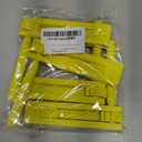 4 Pcs Mexicanas Noise Ratchet Yellow Spinning Rattle Ratchet Noise maker Traditional Wooden Matraca for Graduation Birthday Parties Football Games Sporting Events