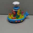 Baby Toys 6-12 Months, Musical Aquarium Infant Toys for 7 8 9 10 11 Months, Early Learning Educational Toy with Sound, Press Glow Spin for Cause and Effect, Christmas Birthday Gifts for Boy Girl