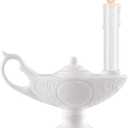 Teenyyou 1 Pc Nurse Graduation Lamp Nursing Lamp for Pinning Ceremony Battery Powered Nightingale Lamps Nurse Week Gift LED Candle (Batteries Not Included) (Full White,Small)