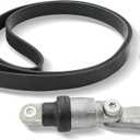 Serpentine Belt Tensioner and Pulley Assembly Kit Compatible with Honda Civic 2007 2008 2009 2010 2011 1.8L OE K070855