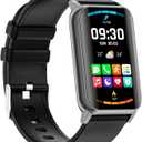 Smart Watch for Men Women (Answer/Make Calls), 1.57" Curved Screen Fitness Tracker, smartwatch with 24/7 Heart Rate/Sleep Monitor, Two Straps Activity Trackers, Compatible with Android & iOS