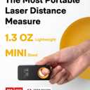 HOTO Laser Measuring Tool, Pocket-Size 98Ft Laser Tape Measure ±2mm Accuracy, USB-C Rechargeable, OLED Display, Ft/M/in Unit, Real-time Data Sync, Gifts for Men Women Mom Dad, Cool Gadgets & Home Use