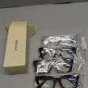 CCVOO +2.25 Stylish Reading Glasses for Women, Eyeglasses, Blue Light Readers for Women, Computer Eye Glasses, Cheaters (Black + Leopard + Tortoiseshell+ Clear)