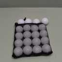 Zhanmai 20 Pcs Mini Volleyball Stress Balls Bulk 1.6 Inch Small Volleyball to Throw to Crowd Little Tiny White Foam Sports Ball with Mesh Drawstring Bag for Team Gifts School Carnival Reward