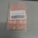 Toe Nail Tips, 300PCS Sharp Square Peach Pink Gel Nail x Tips French Tip Press On Nails for Women, Pre-applied Tip Primer & Base Coat Toenail Press Ons For DIY 15size