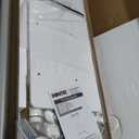 BONTEC Mobile TV Stand with Tilt Function, Rolling TV Cart for 3285 Inch LED LCD OLED Flat & Curved TVs, Portable Stand with Laptop Shelf, Locking Wheels, Max VESA 600x400mm, 121 lbs Capacity, White