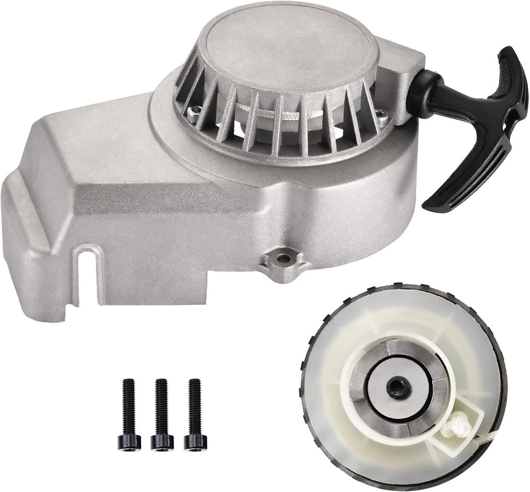 GOOFIT Metal Pull Starter Start for 2 Stroke 47cc 49cc Pocket Bike Mini Bike Dirt Bike Scooter ATV Quad Motorcycle (Grey) GOOFIT Metal Pull Starter Start for 2 Stroke 47cc 49cc Pocket Bike Mini Bike Dirt Bike Scooter ATV Quad Motorcycle (Grey)