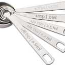 Le Creuset Stainless Steel Measuring Spoons, Set of 5 (8 inches)