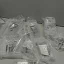 SMARTAKE 16-Piece Drawer Organizer with Non-Slip Silicone Pads, 5-Size Desk Storage Tray for Makeup, Jewelries, Utensils in Bedroom Dresser, Office and Kitchen, Clear (Medium)