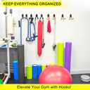 6 Pack Garage Hooks Heavy Duty Storage Organizer Wall Mount Power and Garden Tool Hangers, for Hanging Ladders, Ropes, Hose, Bulk Items