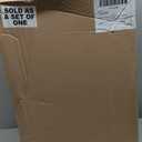 Rubbermaid Wrap N' Craft Plastic Wrapping Paper Organizer Storage Container with Top Ornament Storage Compartment for 20 Standard 30 Inch Rolls, Clear