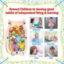 34 Pcs Potty Training Reward Jars Classroom for Kids, Mason jar: about 8 x 5 inches/ 20.4 x 12.7 cm