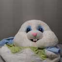 Morph Easter Bunny Costume Adult Deluxe Rabbit Mascot Outfit for Men - Perfect for Easter Costumes and Events (Large)