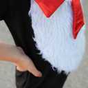 ComfyCamper 3D Furry Shirt with Bow - Costume Cosplay Christmas Mens Womens Unisex Adult Tshirt (6-8 Years, Red)