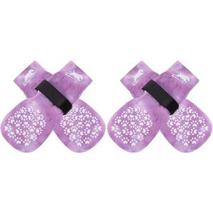 EXPAWLORER Anti Slip Dog Socks to Prevent Licking Paws, Dog Shoes for Hot Pavement, Dog Booties for Small Medium Large Senior Dogs, Traction Control Boots & Paw Protectors for Hardwood Floors