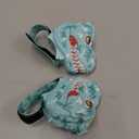 Vvinca Walkie Talkies for Kids 2 Pack - Dinosaur Toys for Boys Age 3-12 T-Rex Adjustable Wrist Strap Long Range Clear Sound Outdoor Camping Gears Christmas Stocking Stuffers Birthday Gifts, Blue