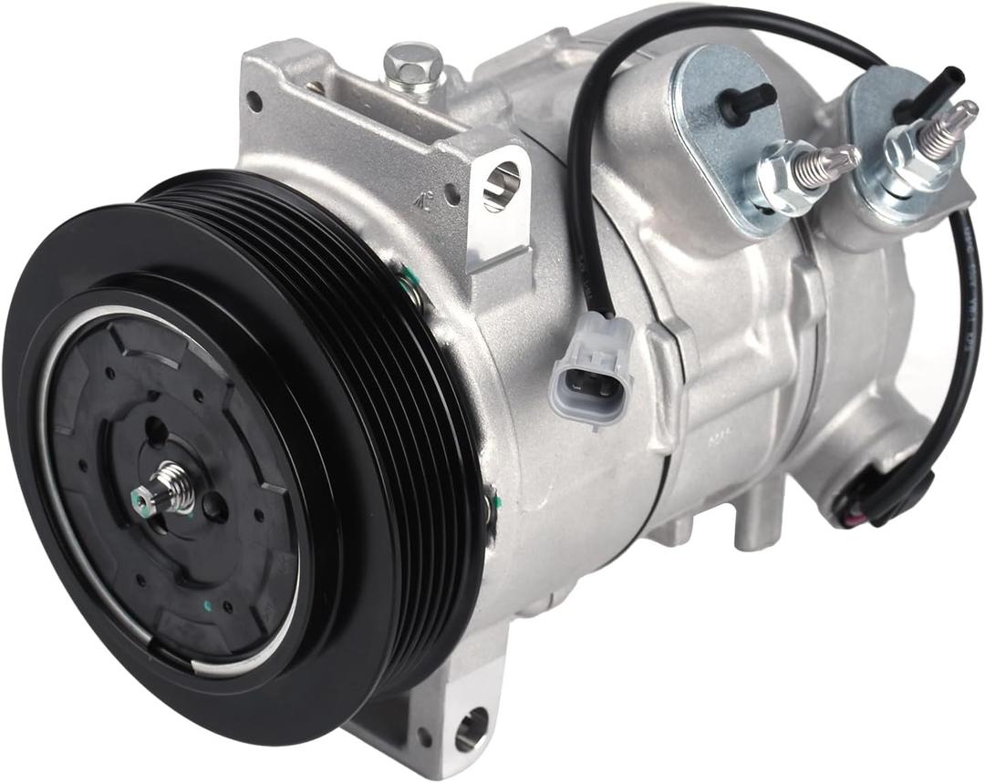 PAROD A/C Compressor with Clutch Fit for 2009-2012 Dodge Caliber, 2009-2017 Jeep Compass, Jeep Patriot 1.8L,2.0L,2.4L Replace for CO30011C