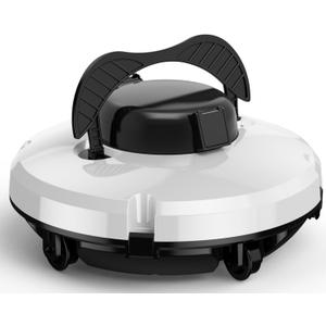 GMAPLAE Cordless Pool Vacuum for Above Ground Pool, Robotic Pool Cleaner with Dual Motors Strong Suction, 120 Mins Runtime, Auto-Parking, Pool Cleaner Robot for Inground Flat Pools Up to 1000 Sq.Ft