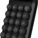 Mechanical Switch Calculator,Handheld for Daily and Basic Office,10 Digit Large LCD Display (Black)