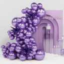 PartyWoo Metallic Purple Star Balloons 110pcs Different Sizes 18 12 10 5 Inch Pack 22 Inch Purple Spike Star Foil Mylar Balloon Arch Kit for Birthday Wedding Party Decorations Purple-G105
