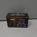 Led Night Lights Plug into Wall, 3000K/5000K Switchable, 2 Pack, Plug in Night Light, 0-100LM Dimmable Night Light, Modern Nightlights, Dusk To Dawn Sensor for Bedroom Bathroom Kitchen Stairs