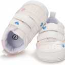 Clowora Baby Boys Girls Shoes Non-Slip Rubber Sole Sneakers Infant First Walking Toddler Crib Shoes Newborn Loafers Flats. (11/Multi-Color,12-18 Months)