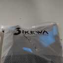 Bikewa Men's Bike Shorts 3D Padded Cycling Road Biking Mountain Riding Biker Bicycle UPF 50+ Cycle Shorts Zipper Pockets (Medium, Black/Blue)