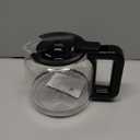 Carafe Replacement for the Cuisinart 12-Cup Glass Coffee Carafe Model DCC-1220BKSWM ONLY - Black Handle/Lid