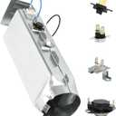 Upgrade OEM DC9714486A Dryer Heating Element Assembly for Samsung DV210AEW/XAA DV330AEB/XAA DV40J3000EW/A2 DV42H5200EP/A3 DV45H7000EW/A2 DVE50M7450W/A3 With DC9600887A, DC4700018A, DC3200007A