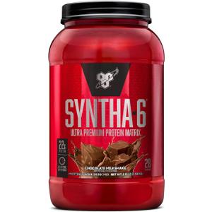 BSN SYNTHA-6 Whey Protein Powder, Micellar Casein, Milk Protein Isolate, Chocolate Milkshake, 28 Servings, BBD: 2028.03.18