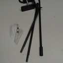 Juegoal Heavy Duty Deck Hook with 2 Inch Non Slip Clamp, 25 to 36 Inch Extended Reach Deck Hook, Adjustable Rail Pole Plant Bracket for Hanging Bird Feeder, Plants, Lanterns, Wind Chimes