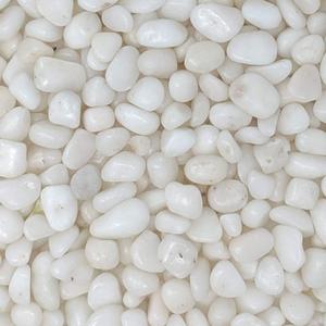 Midwest Hearth Decorative Polished White Pebbles 3/8" Gravel Size (2-lb Bag)