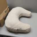 Boppy Nursing Pillow - Ergonomic Bottle & Breastfeeding Pillow with High, Firm, Large Area, Water-Repellent Cushion with Washable Cover; Baby Safety Alliance Verified - Oatmeal Boucle