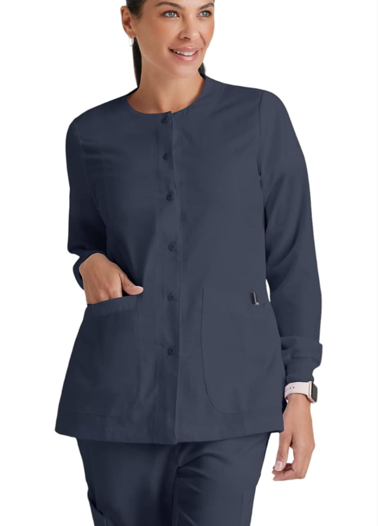  Womens Jamie Warm Up Medical Scrubs Jackets  3X