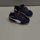 PUMA Kids ST Runner Hook and Loop Sneaker, Navy-White Nylon SS25, 7 US Unisex Toddler