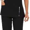 Women Scrubs Sumpsiut - Comfortable Women's Medical Scrub Set Soft Stretch Jogger Scrub (Large)