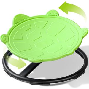 Turtle Spinning Chair for Autistic Kids Sensory Spinning Toy, Spin Chair for Kids Autism, Sensory Swivel Seat for Balance, Coordination, Focus & ADHD Support, Autism Sensory Products (Green)