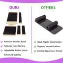 Ankle & Foot Strengthener with Ankle Braces & Massager Ball Balance Board for Rehab & Stability Training, Recovery from Sprain, Lymphatic Drainage, Physical Therapy, Plantar Relief, Posture Correction