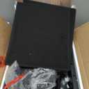 Yoobure Nightstand with Charging Station, LED Night Stand with Fabric Drawers and Storage Shelf for Bedroom, Nightstands Bedside Tables with USB Ports & Outlets, Small Night Stands, Bed Side Table (Vintage Brown)